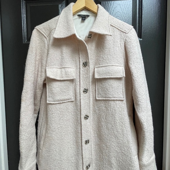 Rw&co cream wool lightweight Shacket Jacket - Picture 1 of 4